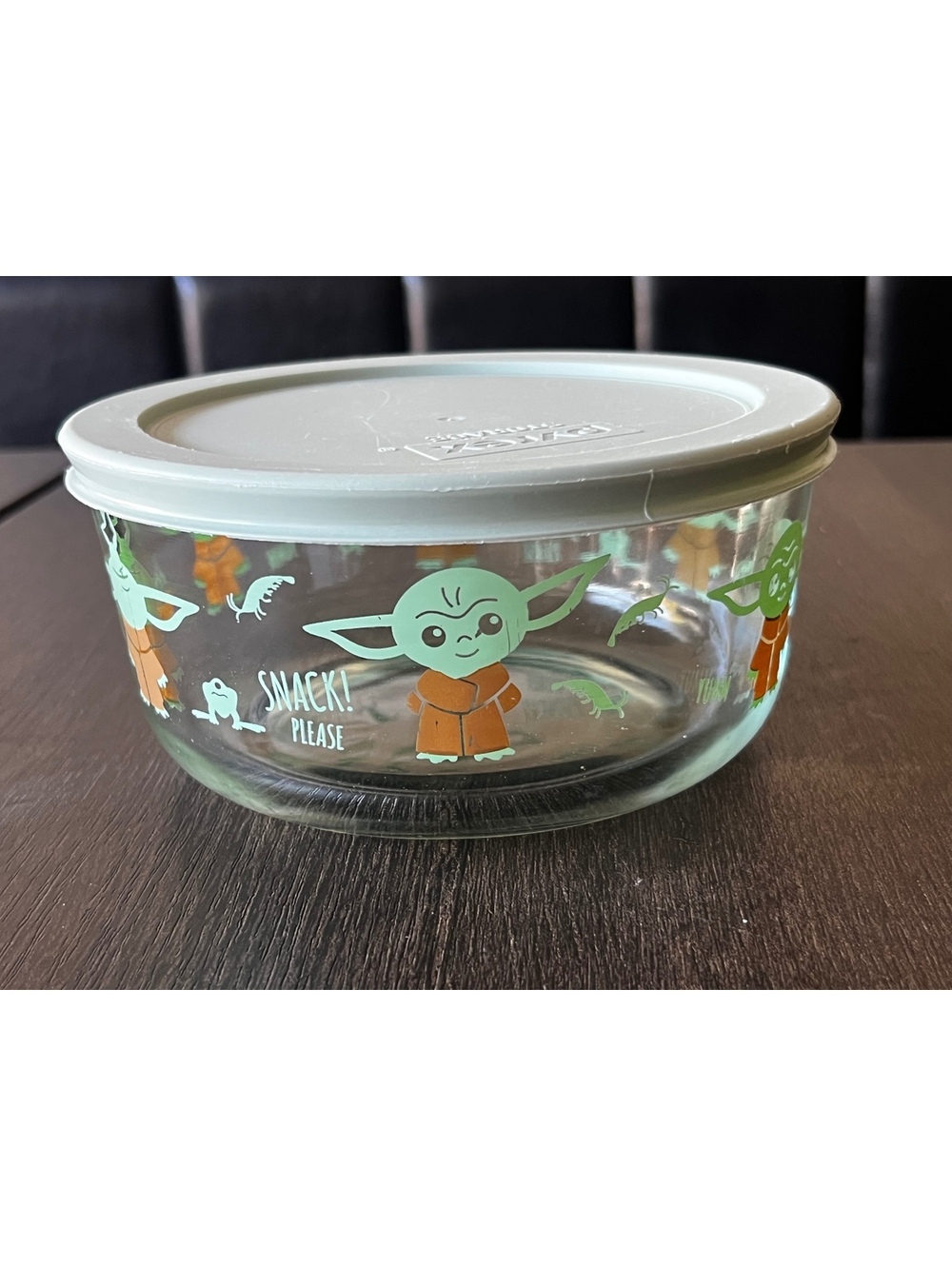 Baby Yoda Pyrex Storage Bowl